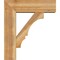 Ekena Millwork Balboa Block Rough Sawn Bracket w/ Offset Brace, Western Red Cedar, 8"W x 26"D x 30"H BKT0806X26X30BOA05RWR - alternate 3